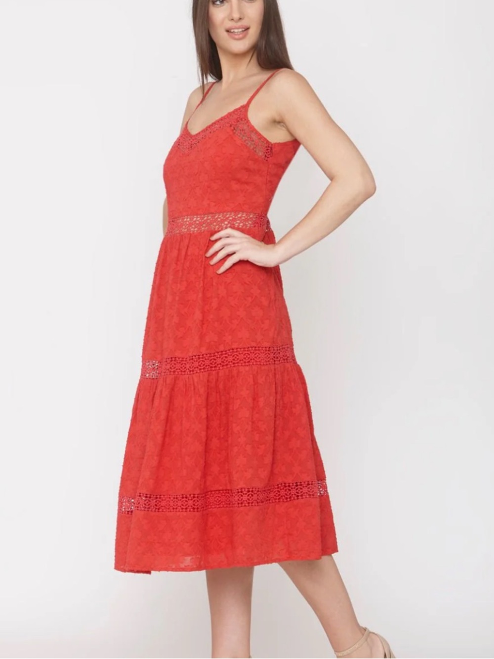 Joie Crochet Lace Diamond Pattern S